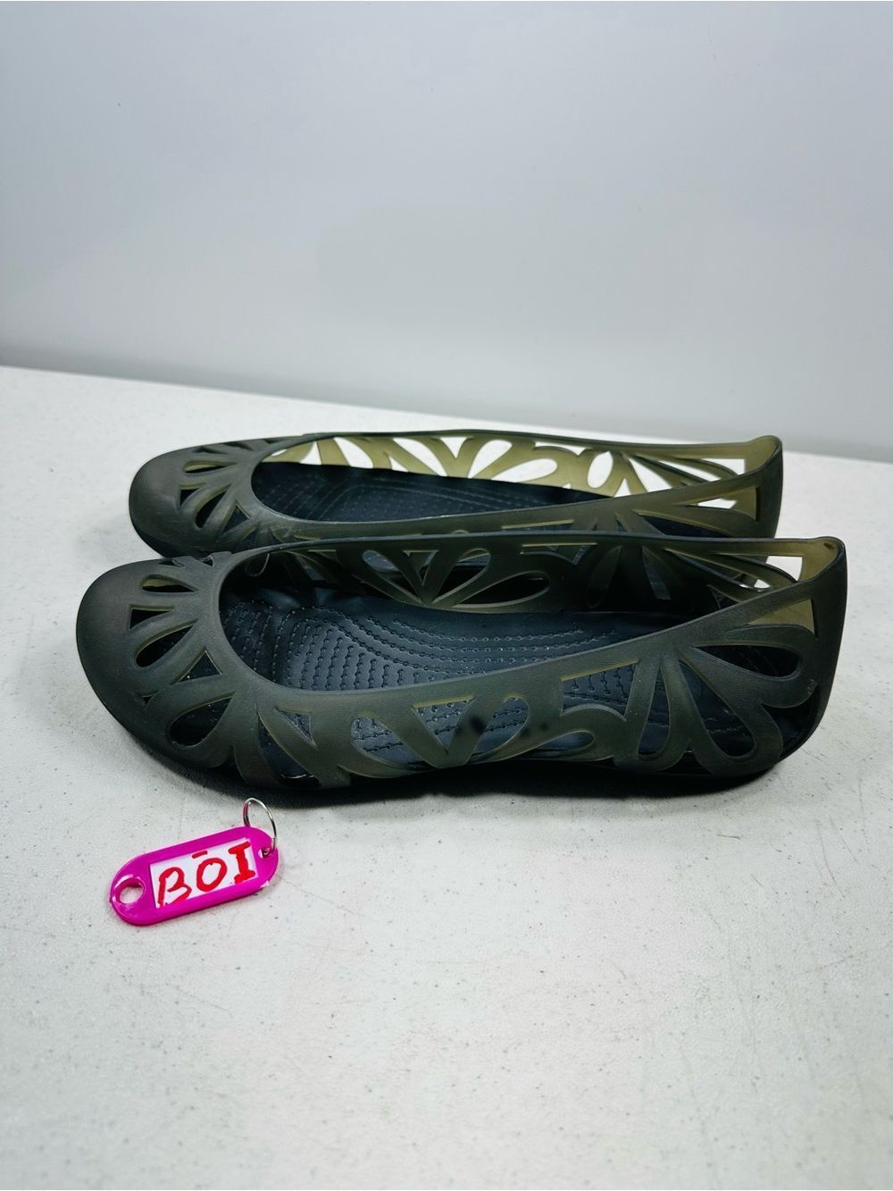 Crocs, size 8, Adrina II Flat